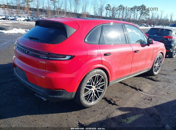 WP1AE2AY9TDA10639 2026 PORSCHE CAYENNE Red Задня права чверть