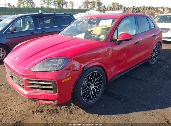 WP1AE2AY9TDA10639 2026 PORSCHE CAYENNE Red Передня ліва чверть