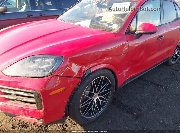 WP1AE2AY9TDA10639 2026 PORSCHE CAYENNE Red Вид спереду