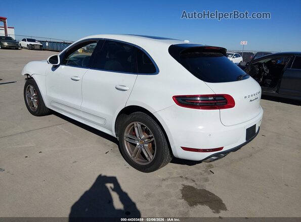 WP1AF2A51GLB91511 2016 PORSCHE MACAN White Задня ліва чверть