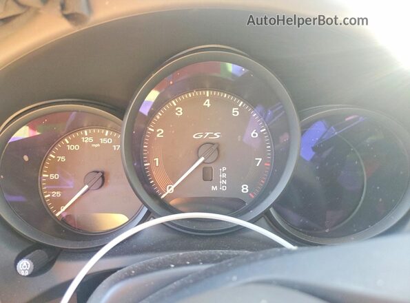 WP1AF2A52RLB56348 2024 PORSCHE MACAN Gray Вид щитка приладів