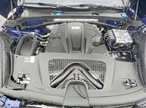 WP1AF2A55SLB50209 2025 PORSCHE MACAN Blue ძრავის განყოფილების ხედი