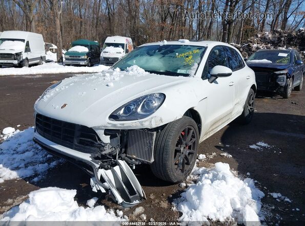 WP1AF2A56JLB70659 2018 PORSCHE MACAN White Առջևի ձախ երեք քառորդ տեսարան
