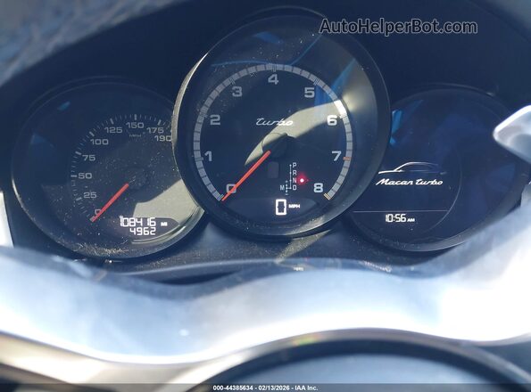 WP1AF2A58GLB90436 2016 PORSCHE MACAN Blue Հետևի նստատեղերի տեսք
