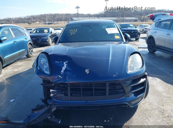 WP1AF2A58GLB90436 2016 PORSCHE MACAN Blue Դիմացի տեսք
