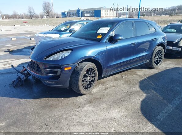 WP1AF2A58GLB90436 2016 PORSCHE MACAN Blue Առջևի ձախ երեք քառորդ տեսարան