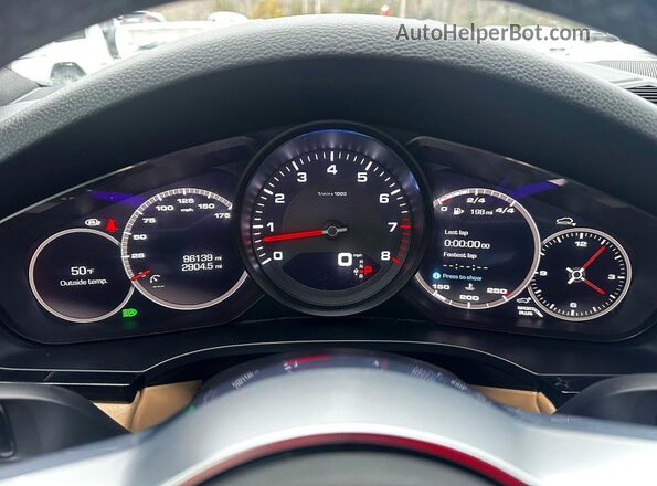 WP1BA2AY6LDA48233 2020 PORSCHE CAYENNE Blue Առջևի վահանակի տեսք