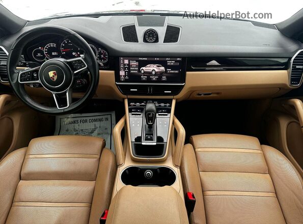 WP1BA2AY6LDA48233 2020 PORSCHE CAYENNE Blue Սարքավորումների վահանակի տեսք