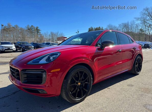 WP1BA2AYXMDA40749 2021 PORSCHE CAYENNE Red Задня ліва чверть