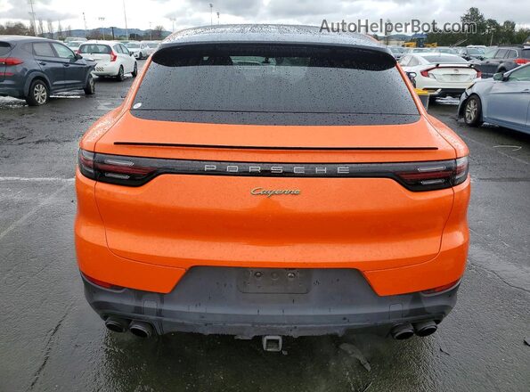 WP1BE2AY3NDA51498 2022 PORSCHE CAYENNE Orange უკანა ხედი