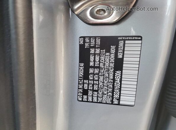 WP1BG2AY6SDA45006 2025 PORSCHE CAYENNE Silver სალონის 360-გრადუსიანი ხედი