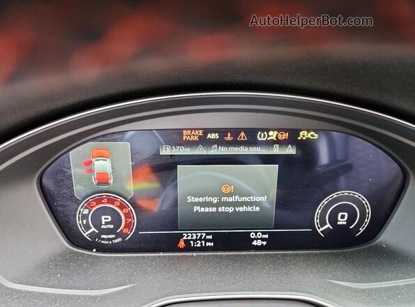 WUAAWCF51MA901355 2021 AUDI RS5 Серый Вид щитка приборов