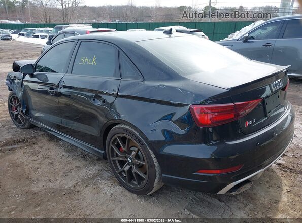 WUABWGFF0J1900617 2018 AUDI RS3 Black Tył lewy