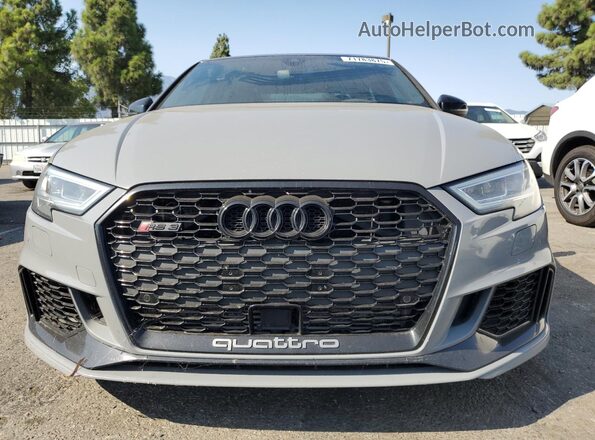 WUABWGFF1LA904534 2020 AUDI RS3 Gray Front view