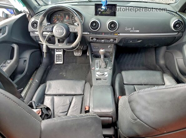 WUABWGFFXJ1900513 2018 AUDI RS3 Серый Вид панели приборов