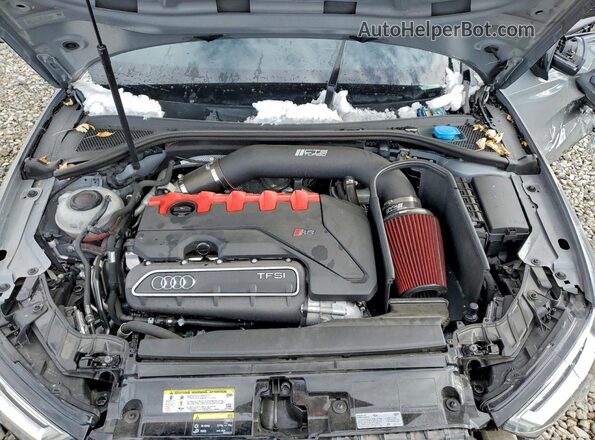 WUABWGFFXJ1900513 2018 AUDI RS3 Серый Вид задней части салона