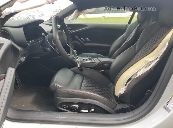 WUACEAFXXP7902376 2023 AUDI R8 White Widok wnętrza z przodu