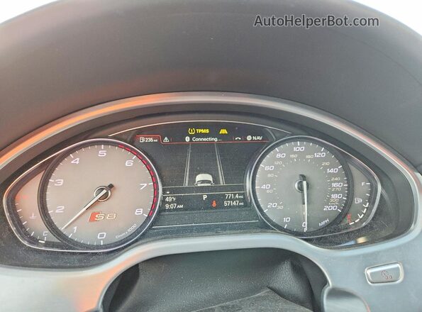 WUAJ5AFDXHN900783 2017 AUDI S8 Gray 