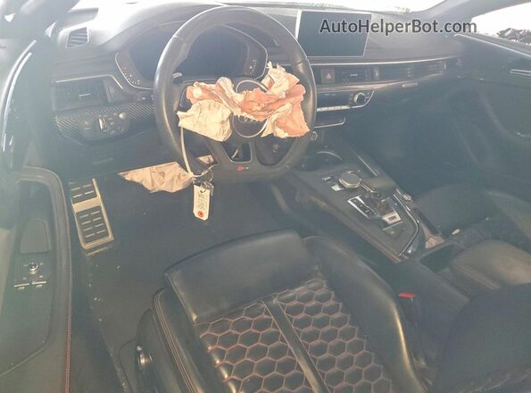 WUAPWAF53JA904168 2018 AUDI RS5 Gray Dashboard view