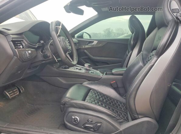 WUAPWAF56JA903015 2018 AUDI RS5 Black Front interior view