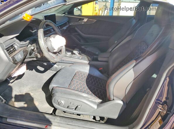 WUAPWAF56KA902707 2019 AUDI RS5 Blue Widok wnętrza z przodu