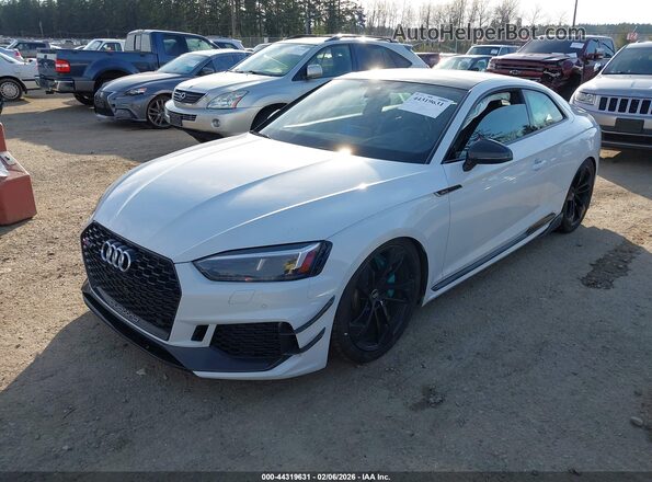 WUARWAF57JA905056 2018 AUDI RS5 White Vista tres cuartos delantera izquierda