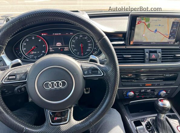 WUAW2BFC5GN902306 2016 AUDI RS7 Gray Вид салону спереду