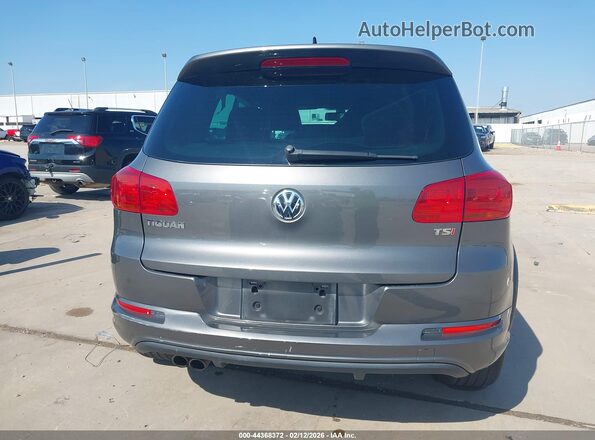 WVGAV7AX4GW087348 2016 VOLKSWAGEN TIGUAN Gray 