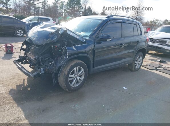 WVGAV7AX5GW520045 2016 VOLKSWAGEN TIGUAN Black Передня ліва чверть