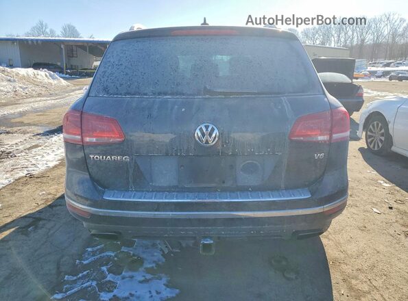 WVGEF9BP0GD010318 2016 VOLKSWAGEN TOUAREG Black უკანა ხედი