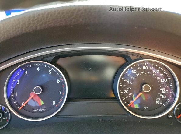 WVGEF9BP4GD002142 2016 VOLKSWAGEN TOUAREG Black ხელსაწყოთა პანელის ხედი
