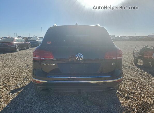 WVGEF9BP4GD002142 2016 VOLKSWAGEN TOUAREG Black უკანა ხედი