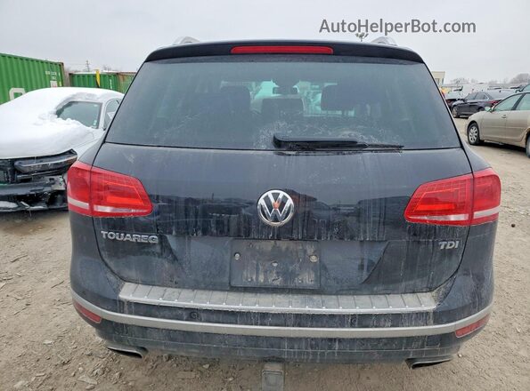 WVGEP9BP9GD002666 2016 VOLKSWAGEN TOUAREG Black Widok z tyłu