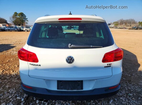 WVGSV7AX4HK009746 2017 VOLKSWAGEN TIGUAN Белый Вид сзади