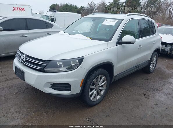 WVGSV7AX9HW510799 2017 VOLKSWAGEN TIGUAN White წინა მარცხენა ხედი სამი მეოთხედიდან