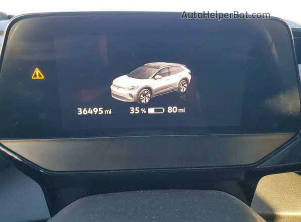 WVGTMPE29NP071034 2022 VOLKSWAGEN ID.4 White Instrument cluster view