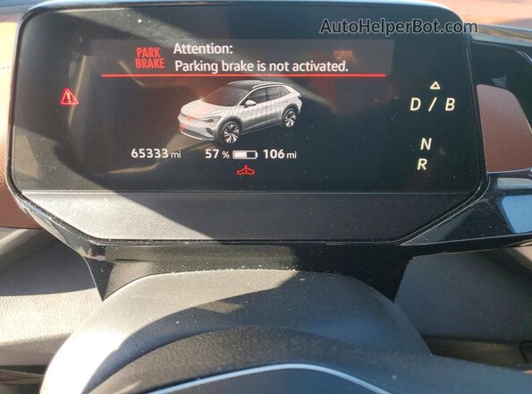 WVGTMPE2XNP055702 2022 VOLKSWAGEN ID.4 White Instrument cluster view
