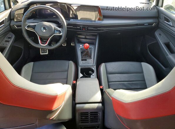 WVW687CD3NW137464 2022 VOLKSWAGEN GTI White Առջևի վահանակի տեսք