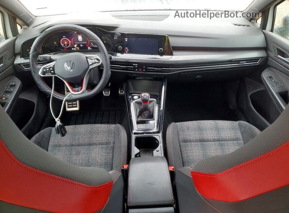 WVW9A7CD7PW198210 2023 VOLKSWAGEN GTI White Առջևի վահանակի տեսք