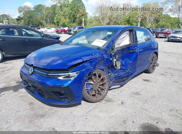 WVWEB7CD9SW216985 2025 VOLKSWAGEN GOLF Blue Առջևի ձախ երեք քառորդ տեսարան