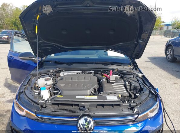 WVWEB7CD9SW216985 2025 VOLKSWAGEN GOLF Blue Հետևի տեսք