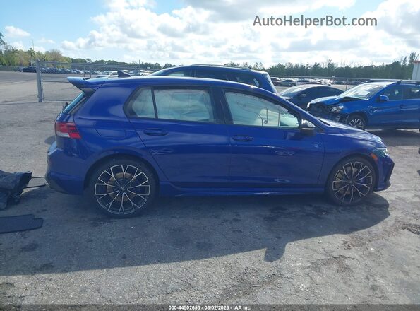 WVWEB7CD9SW216985 2025 VOLKSWAGEN GOLF Blue Սալոնի հետևի տեսք