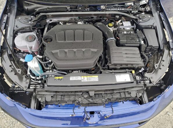 WVWFB7CD1SW221151 2025 VOLKSWAGEN GOLF Blue Vista del compartimento del motor