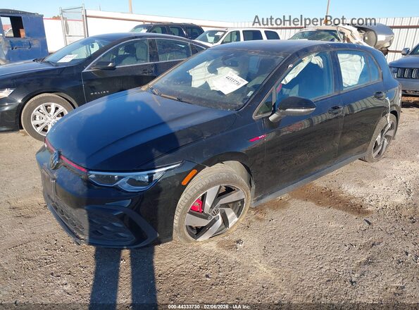 WVWGA7CD2RW220107 2024 VOLKSWAGEN GOLF Black წინა მარცხენა ხედი სამი მეოთხედიდან