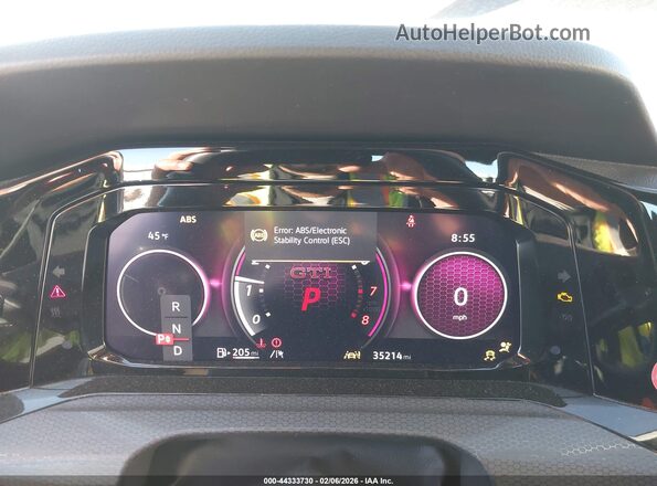 WVWGA7CD2RW220107 2024 VOLKSWAGEN GOLF Black უკანა სავარძლების ხედი
