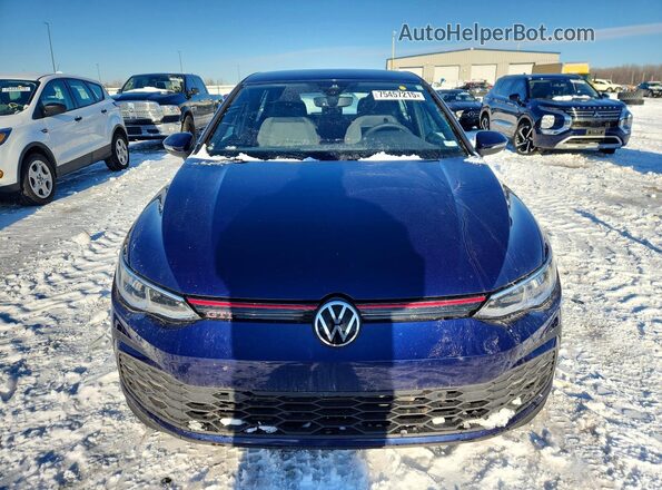 WVWH87CD1NW221162 2022 VOLKSWAGEN GTI Синий Вид спереди