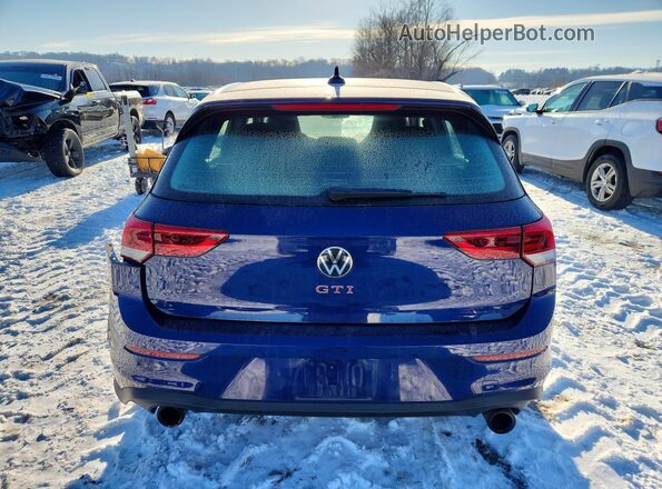 WVWH87CD1NW221162 2022 VOLKSWAGEN GTI Синий Вид сзади