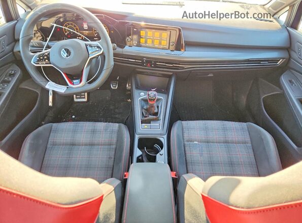 WVWH87CD1NW221162 2022 VOLKSWAGEN GTI Синий Вид панели приборов