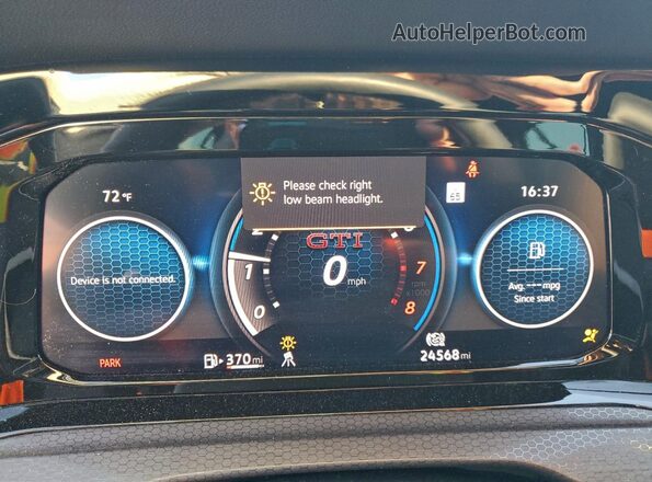 WVWSA7CD3PW140712 2023 VOLKSWAGEN GTI Gray Widok zestawu wskaźników
