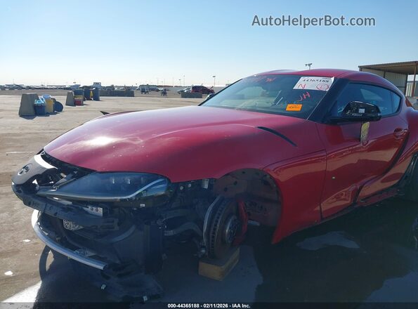 WZ1DB0C03NW046516 2022 TOYOTA GR SUPRA Red წინა ხედი